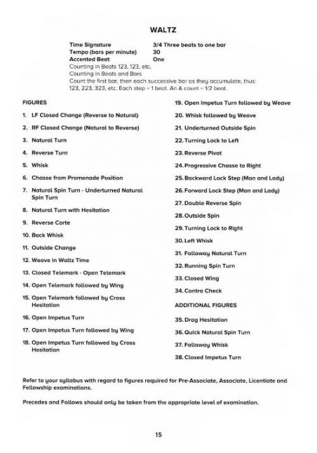 Technique Of Ballroom Dancing - The Waltz (7th Edition)