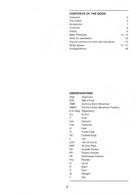 Technique Of Ballroom Dancing - The Tango (6th Edition)