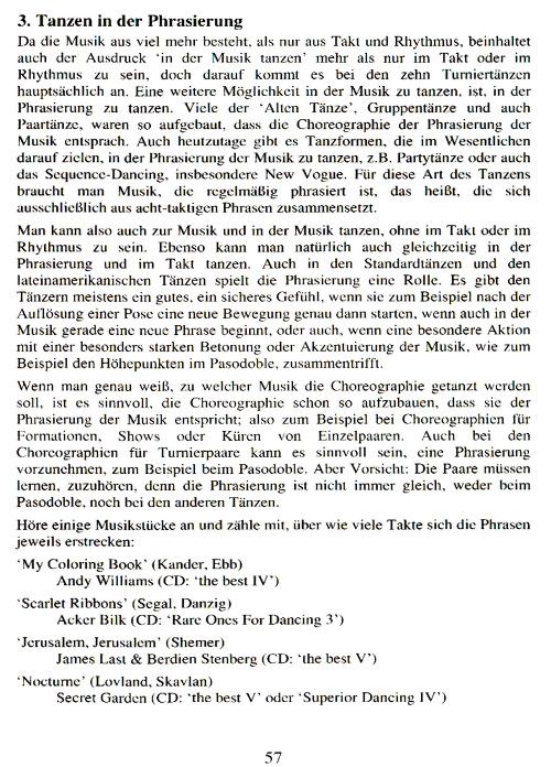 Tanzen ist Musik (4. Auflage)