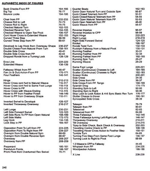 A Technique of Advanced Standard Ballroom Figures