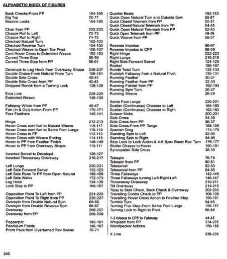 A Technique of Advanced Standard Ballroom Figures