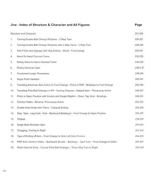 A Technique of Advanced Latin-American Figures