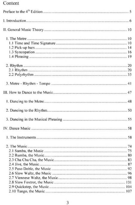 Dancing is Music (4th Edition)