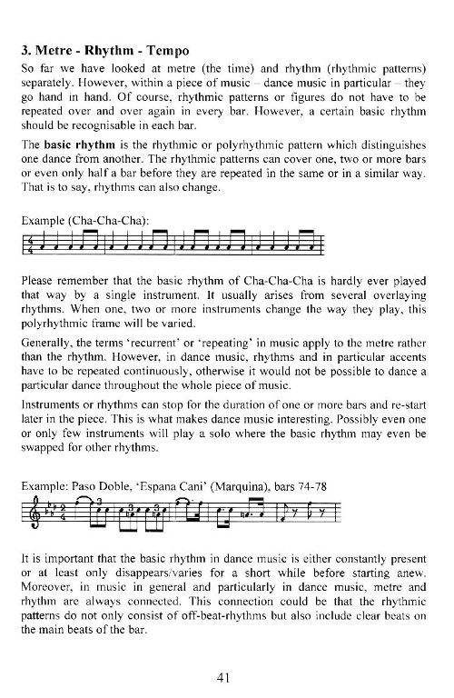 Dancing is Music (4th Edition)